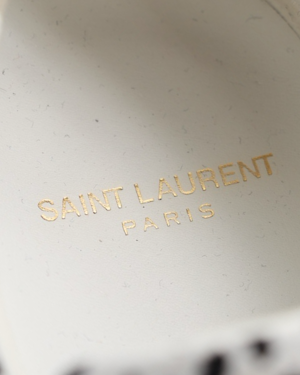 Saint Laurent Animal Print Sneakers