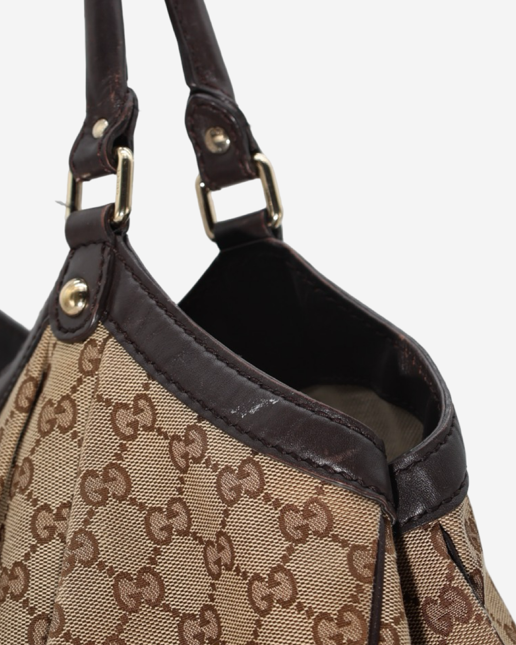 Gucci Hobo Monogram Bag