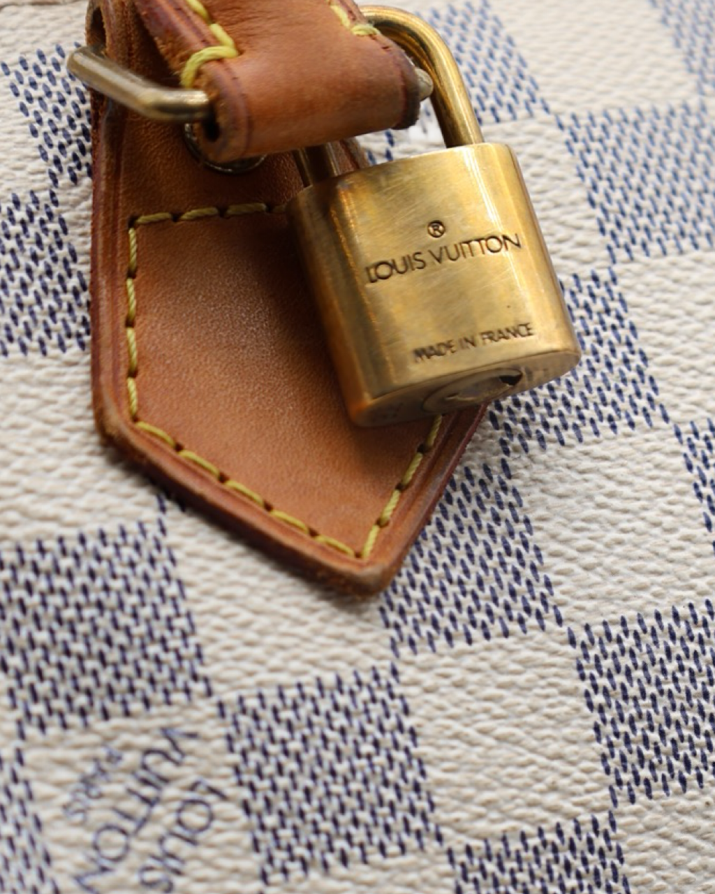 Bolso Louis Vuitton Speedy 30 Damier Azur