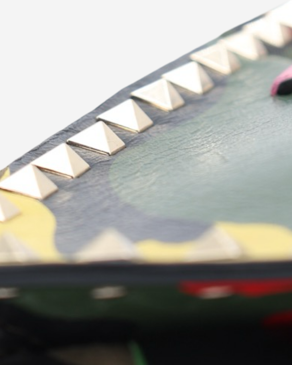 Valentino Rockstud Camouflage Pouch