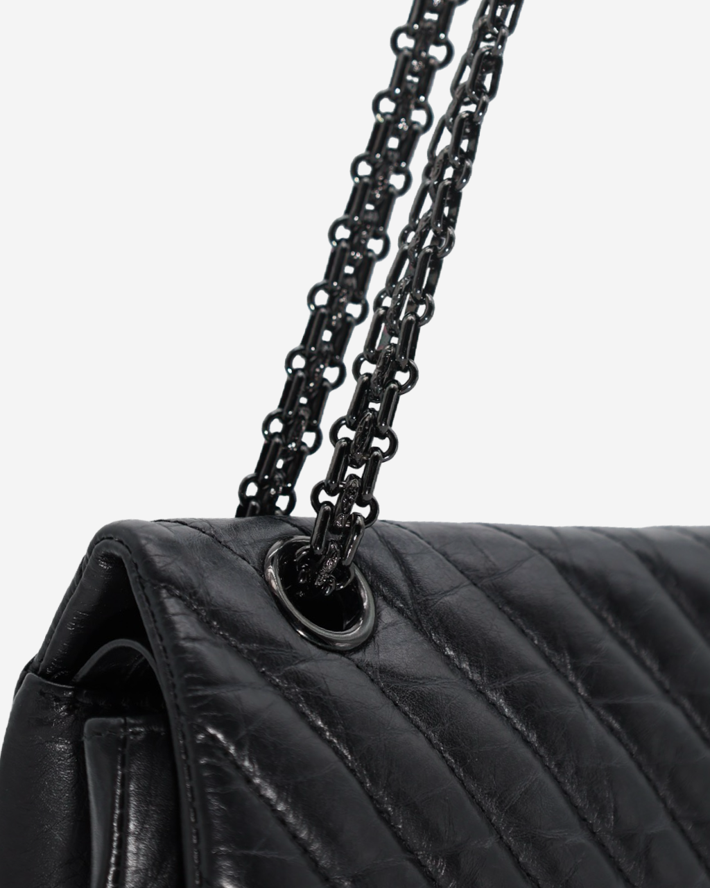 Bolso Chanel So Black Re-issue 2.55 2017