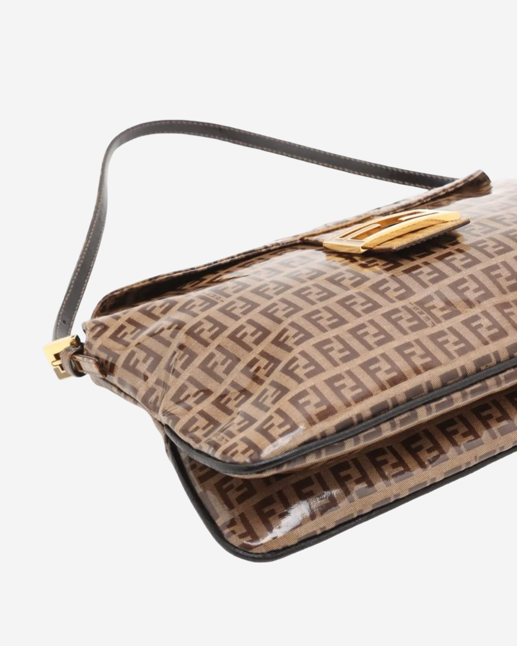 Bolso Fendi Zucchino Vinyl Baguette