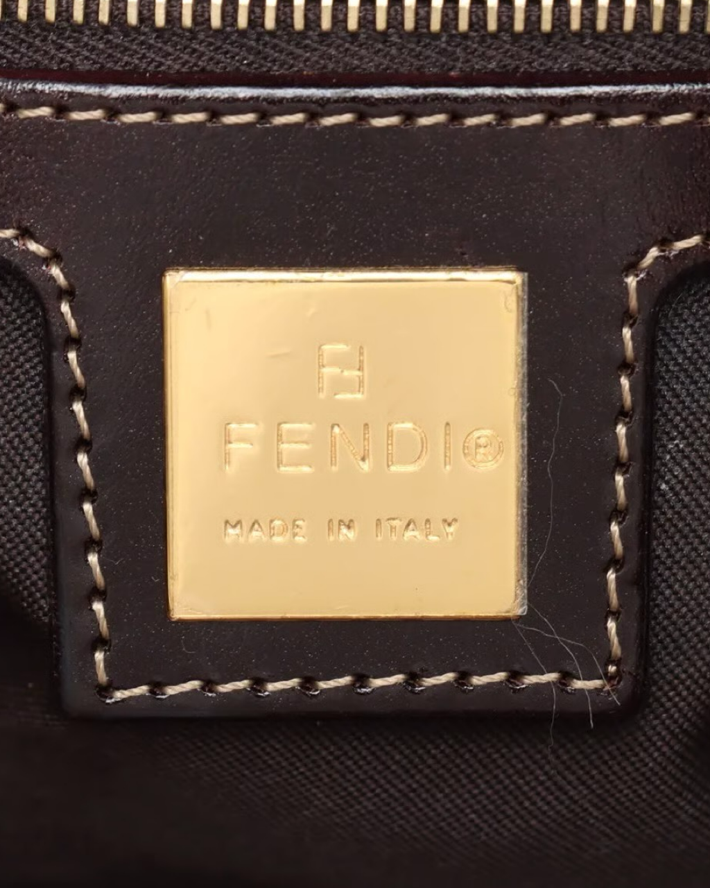 Bolso Fendi Zucchino Vinyl Baguette