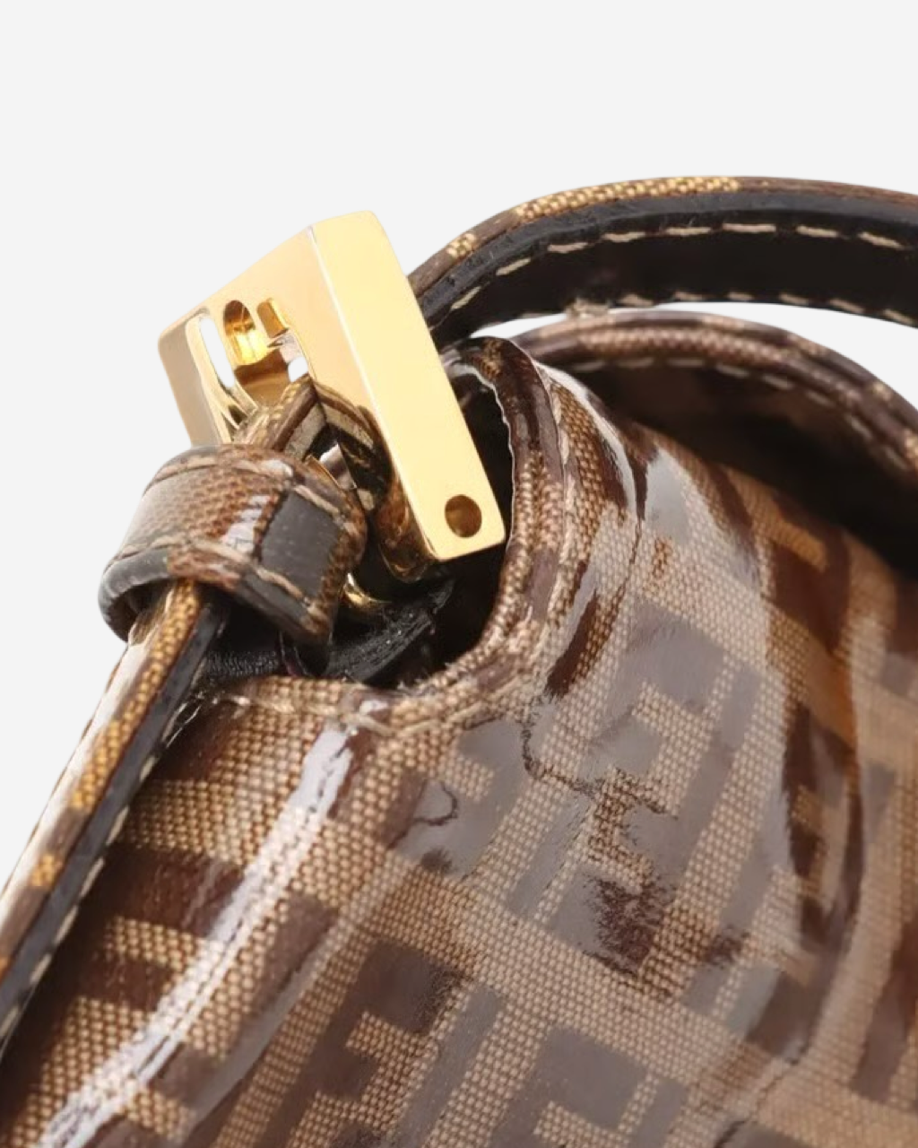 Bolso Fendi Zucchino Vinyl Baguette