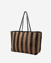 Fendi Roll Striped Tote Bag