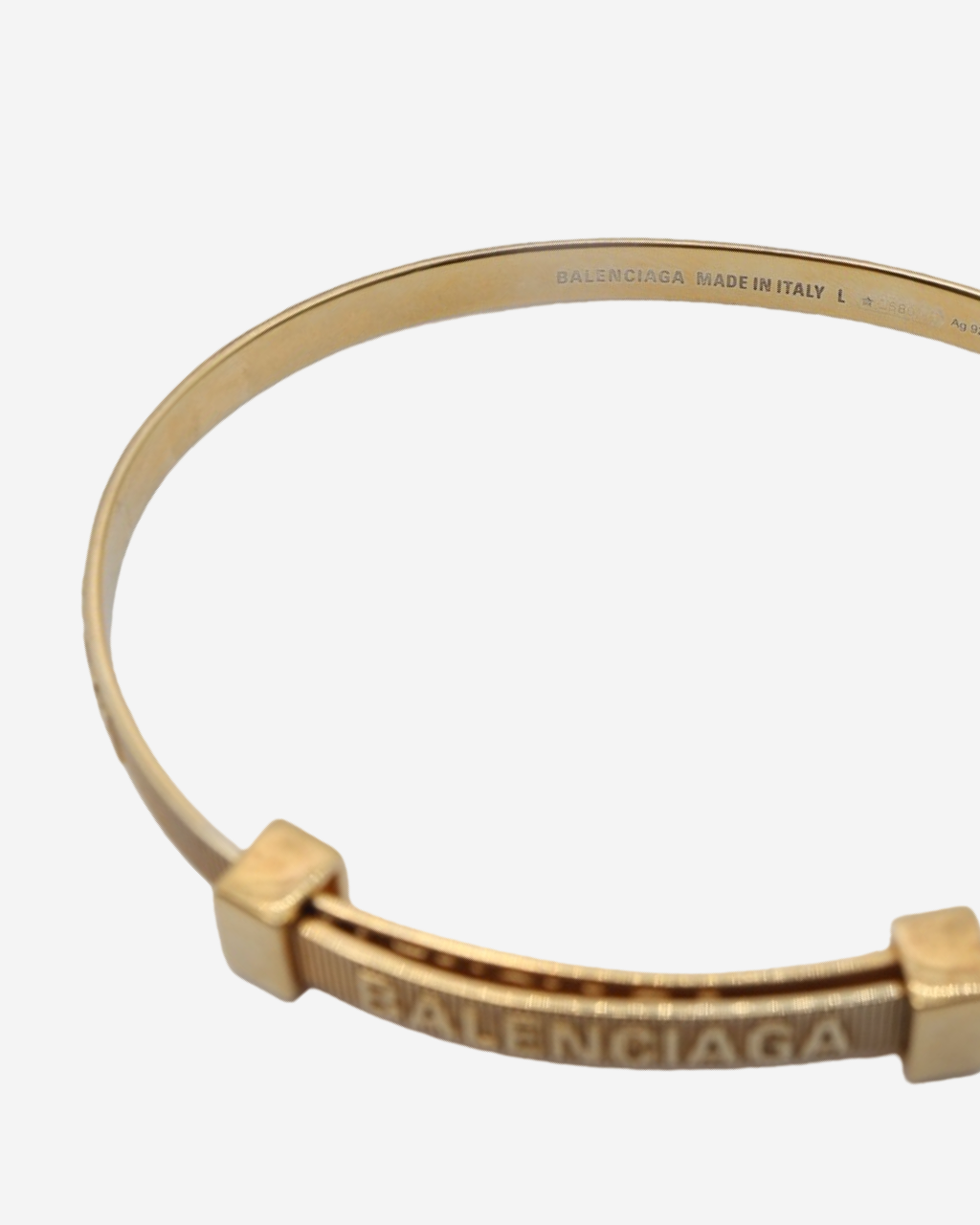 Brazalete Balenciaga Logo Hoop