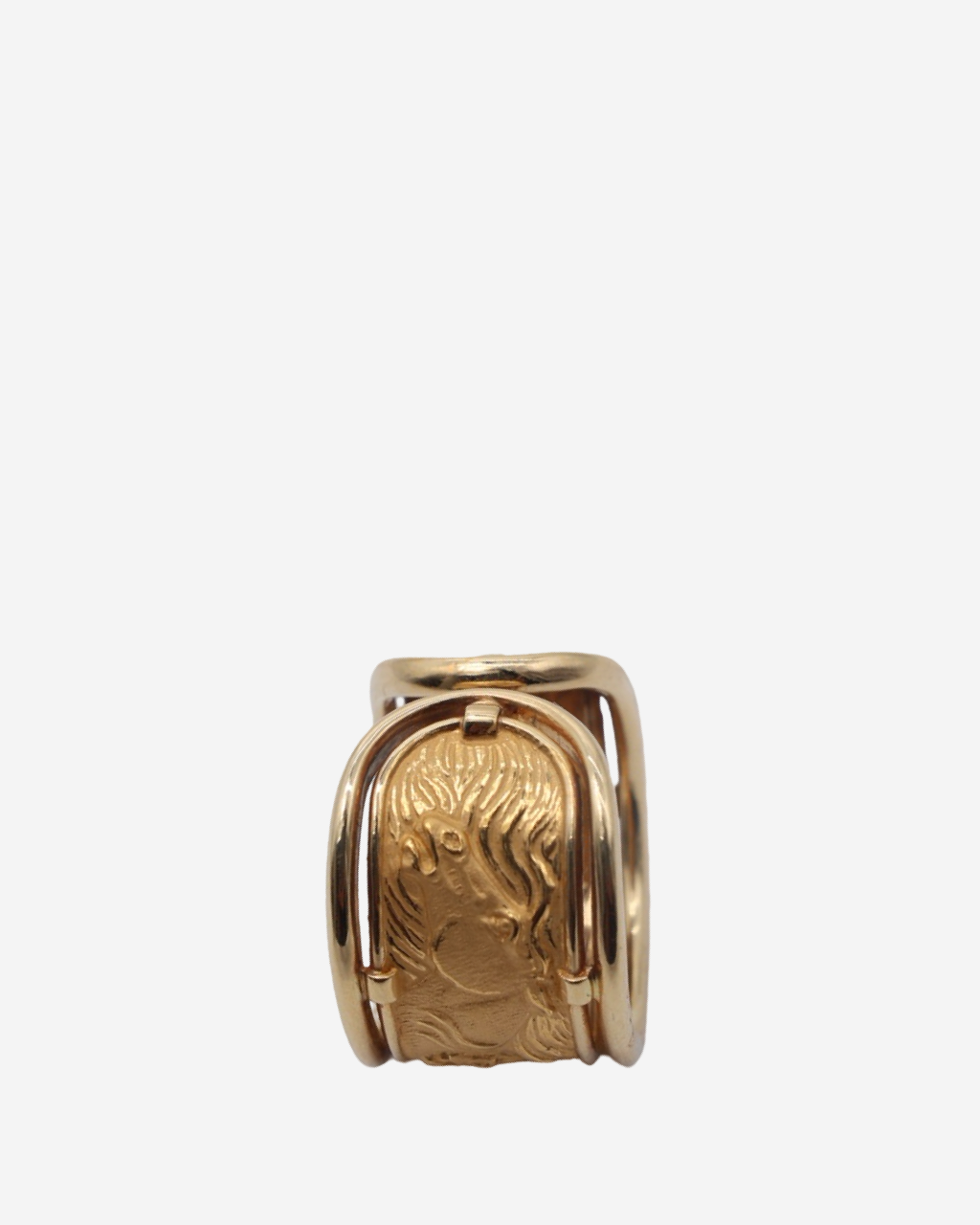 Par de Anillos Carrera Caballos 18k