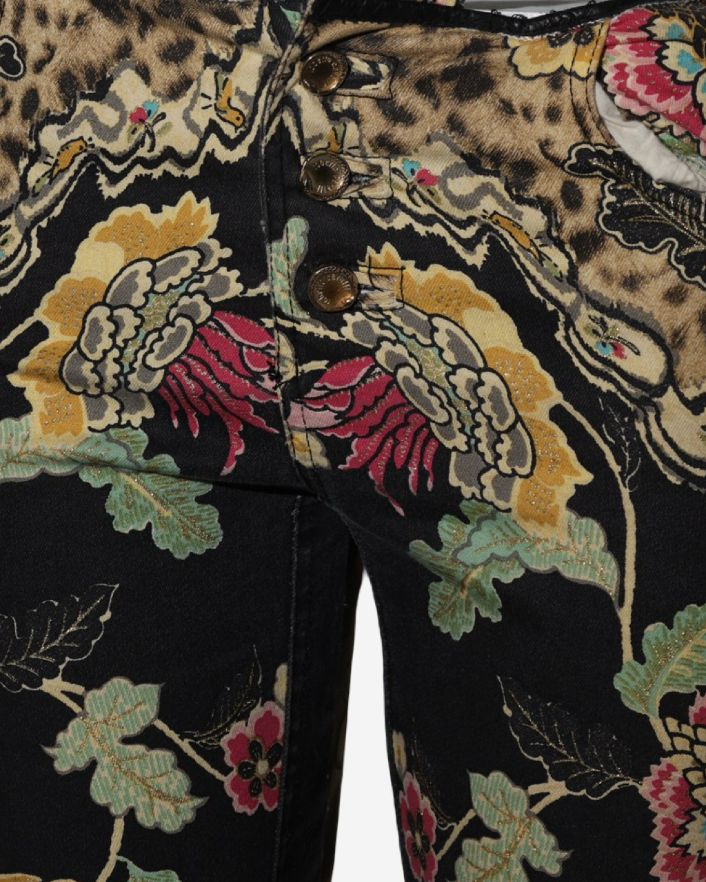 Pantalón Roberto Cavalli Chinoiserie S/S 2003 36 IT