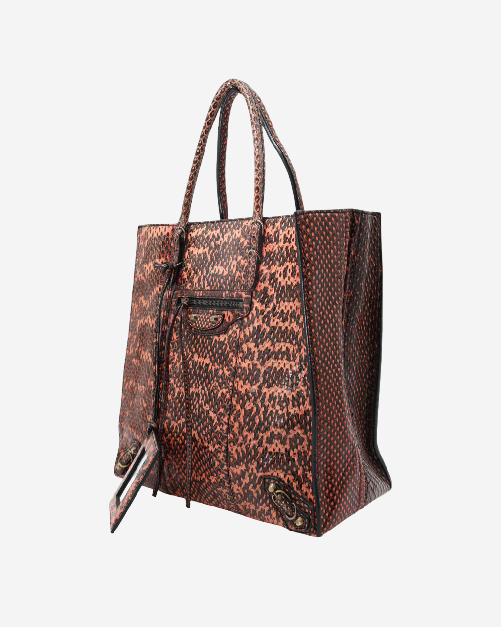 Bolso Balenciaga Python Papier Ledger Tote
