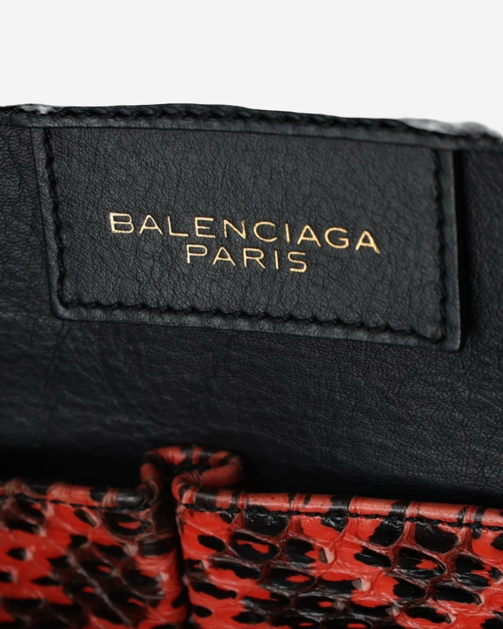 Bolso Balenciaga Python Papier Ledger Tote