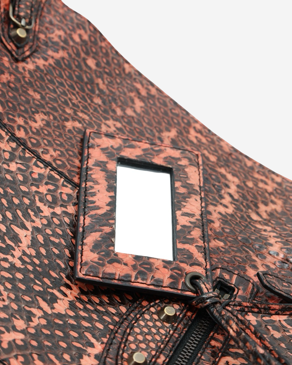 Bolso Balenciaga Python Papier Ledger Tote