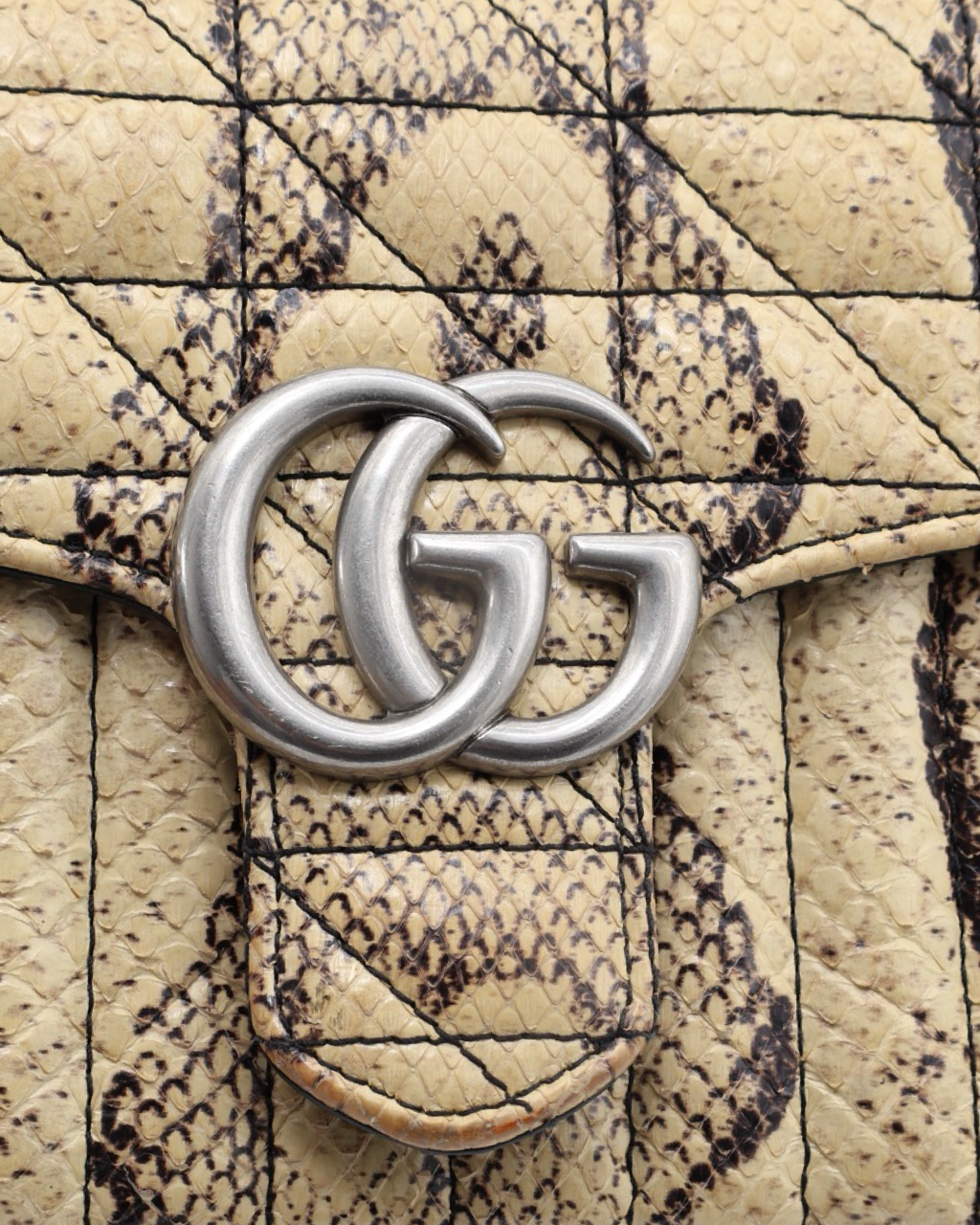 Bolso Gucci Snakeskin Matelasse Aria Mini GG 2022