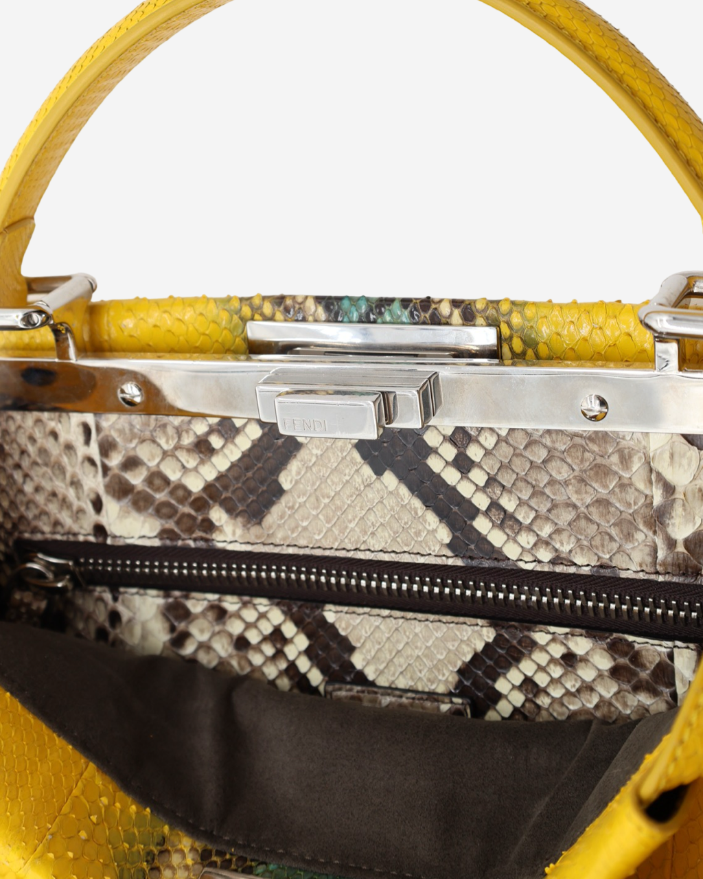 Bolso Fendi Peekaboo Pitón