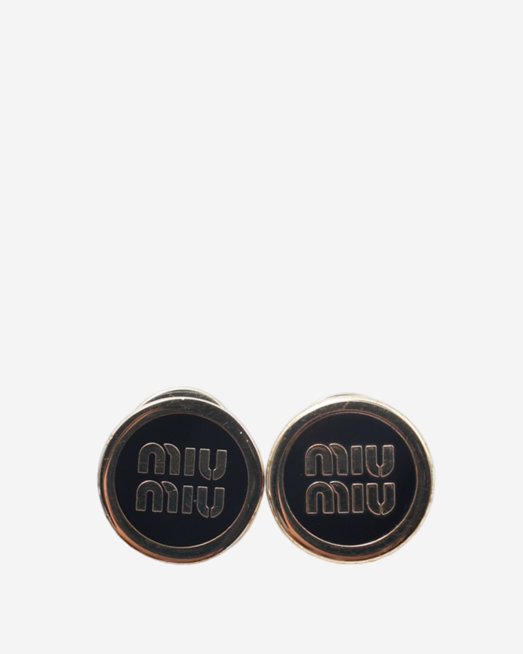 Aretes Miu Miu Logo
