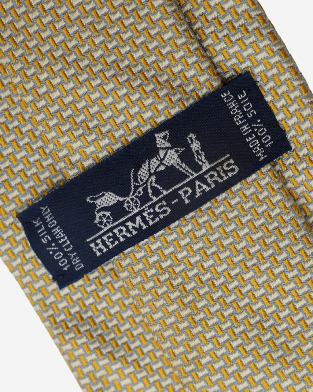 Hermès Yellow Tie