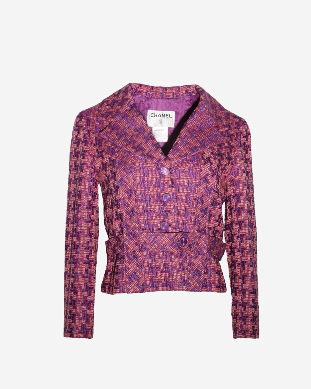 Chanel Tweed Coco Mark Blazer 38 FR