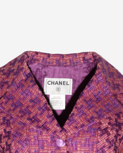 Chanel Tweed Coco Mark Blazer 38 FR