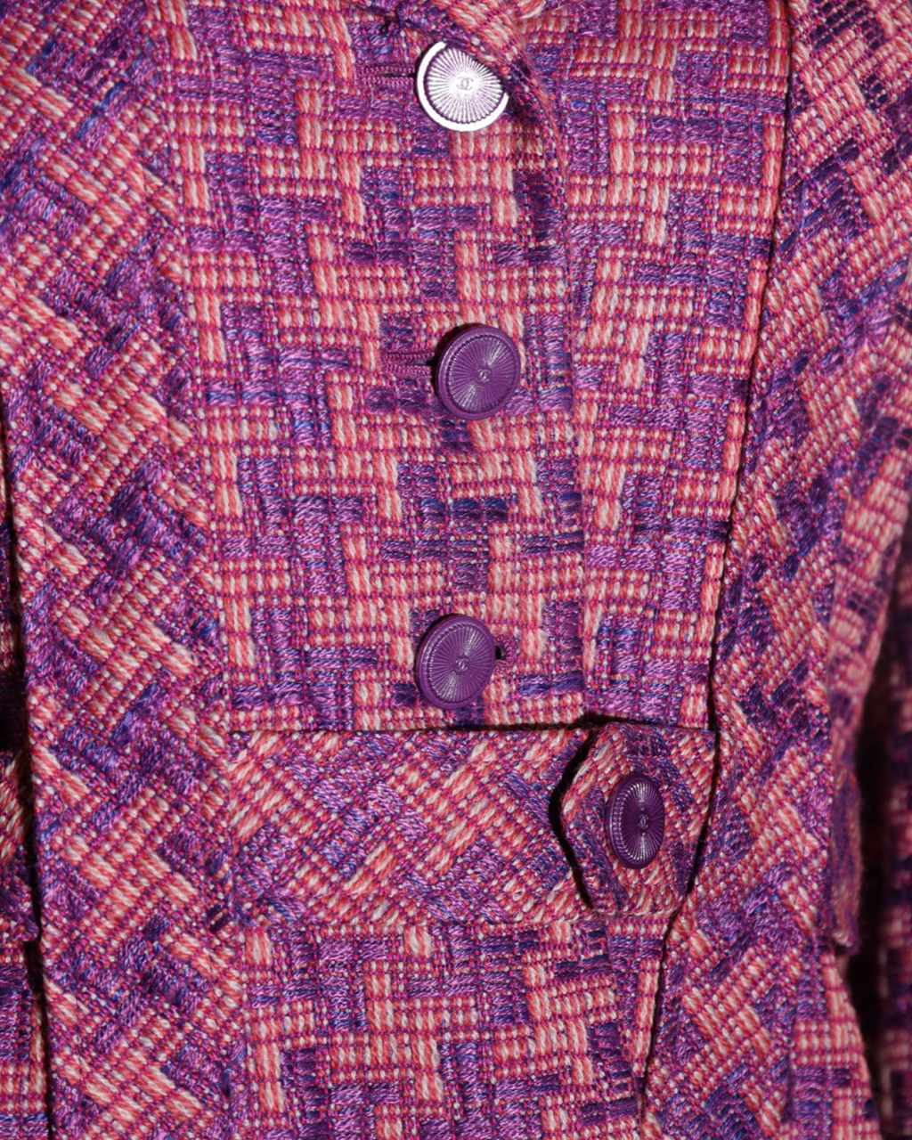 Chanel Tweed Coco Mark Blazer 38 FR