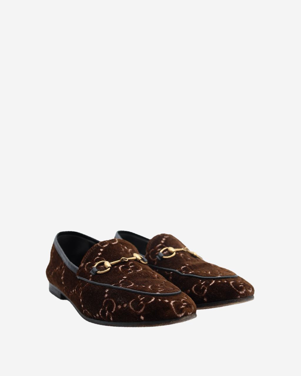 Gucci Jordaan Velvet Loafers 38.5