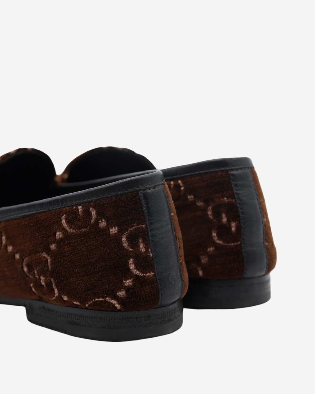 Gucci Jordaan Velvet Loafers 38.5