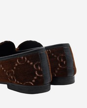 Gucci Jordaan Velvet Loafers 38.5