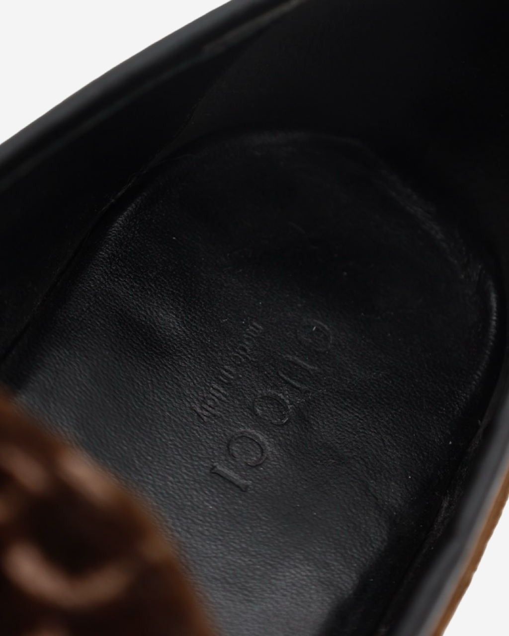 Gucci Jordaan Velvet Loafers 38.5