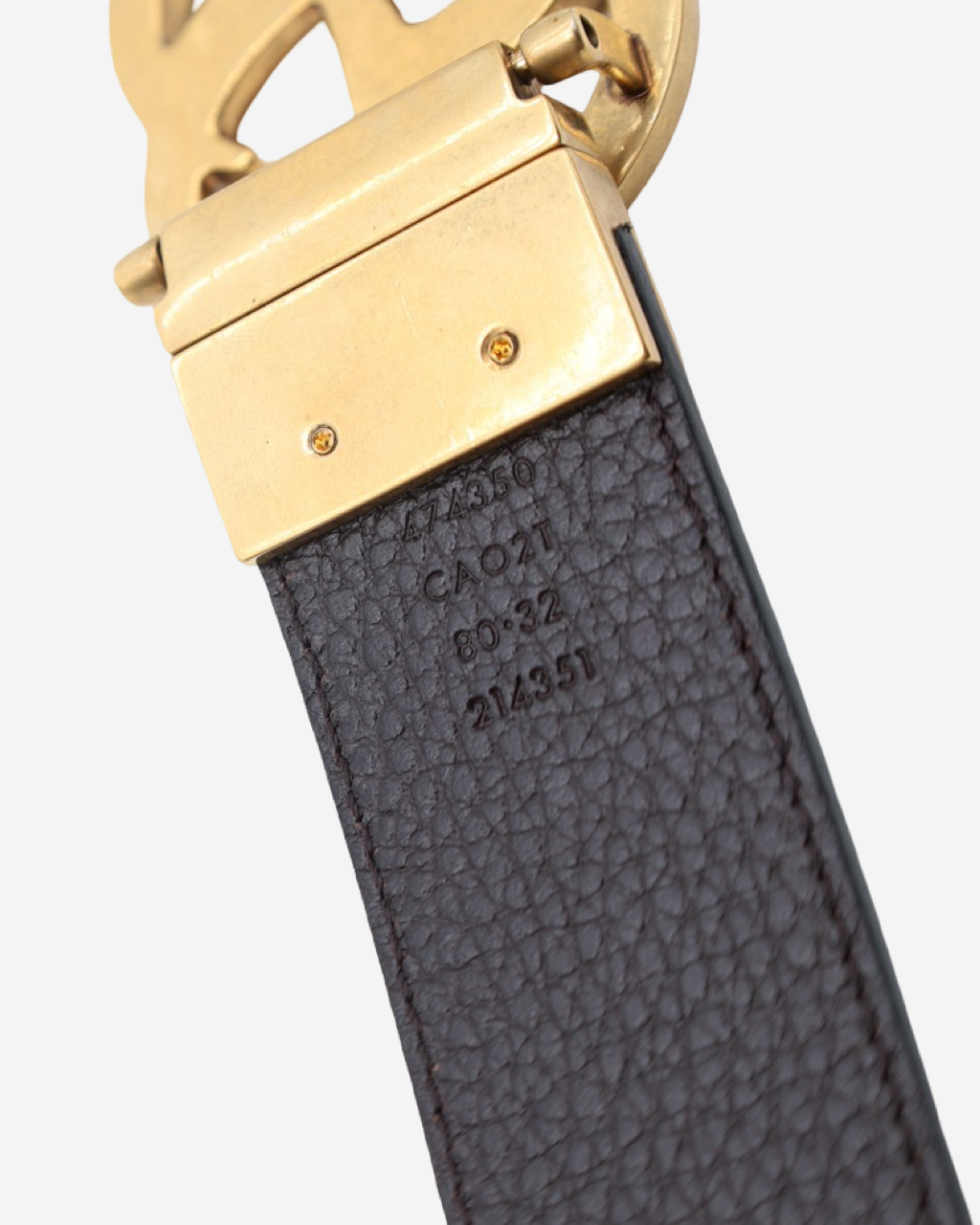 Cinturón Gucci GG Reversible