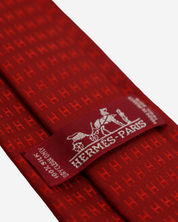 Corbata Hermès Façonnée H