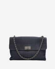 Chanel Denim Chocolate Bar Re-issue 2.55 Bag 2000-2002