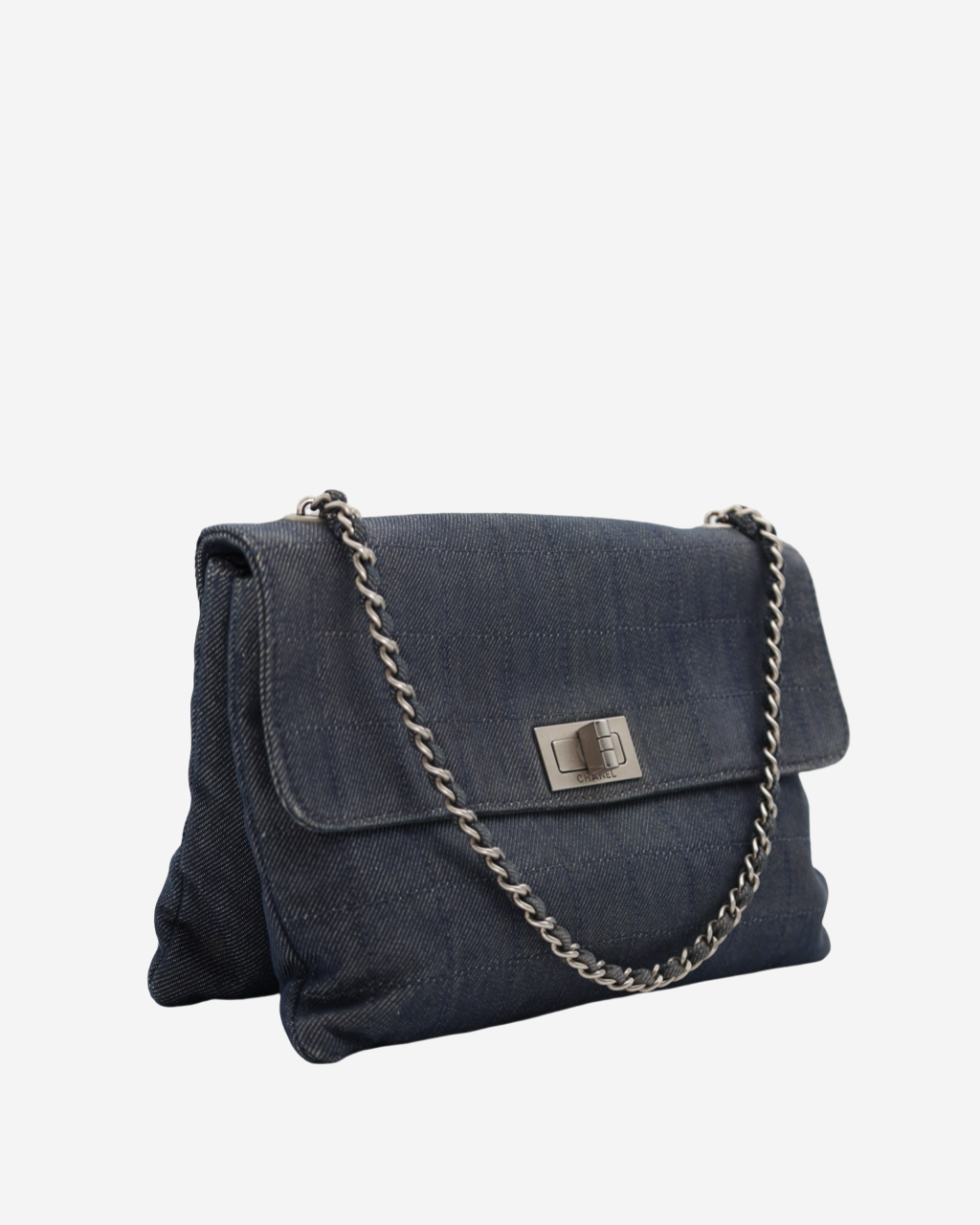 Chanel Denim Chocolate Bar Re-issue 2.55 Bag 2000-2002
