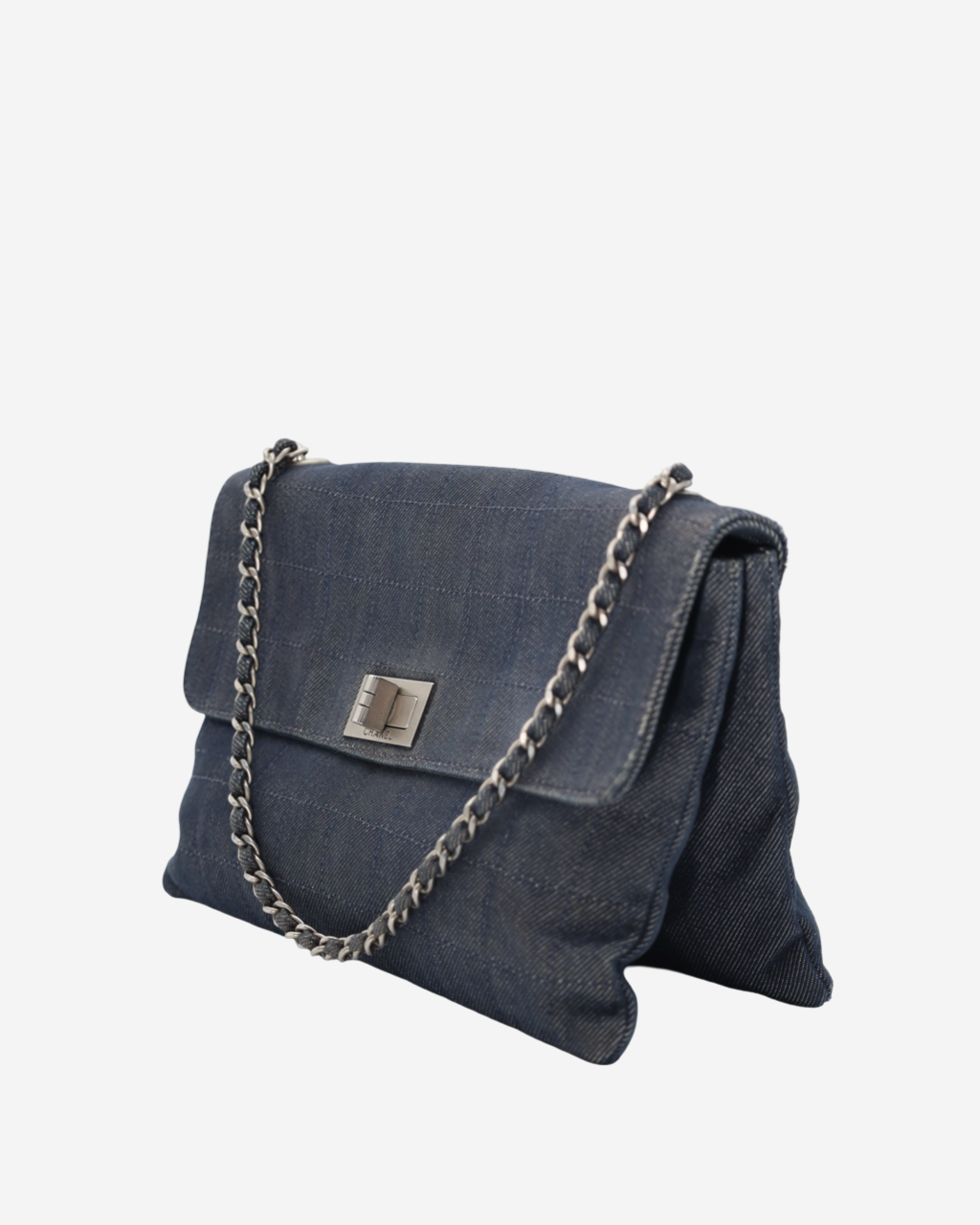 Chanel Denim Chocolate Bar Re-issue 2.55 Bag 2000-2002
