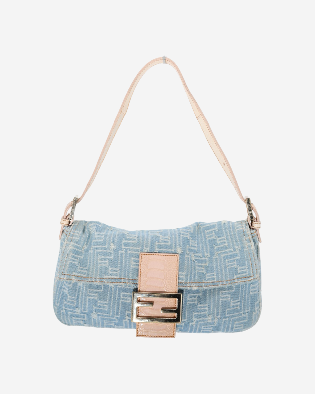 Fendi Baguette Denim Bag