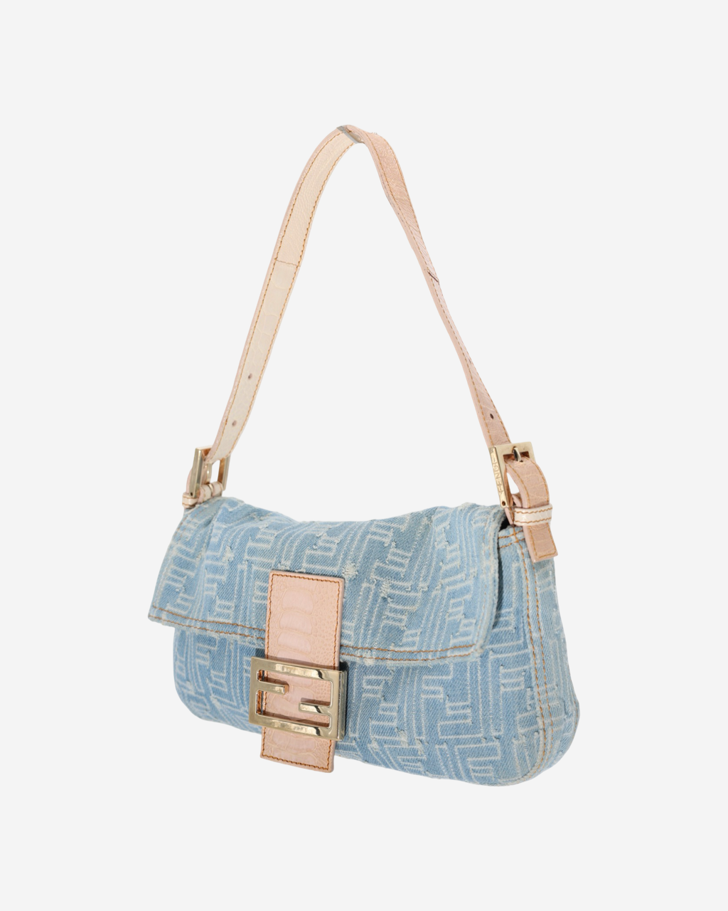 Fendi Baguette Denim Bag