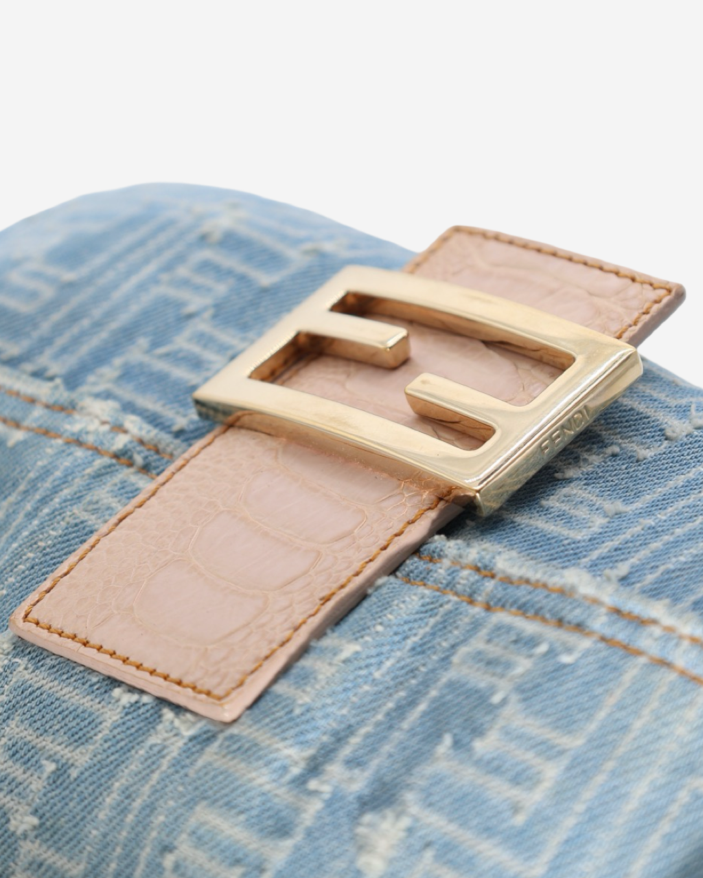 Fendi Baguette Denim Bag