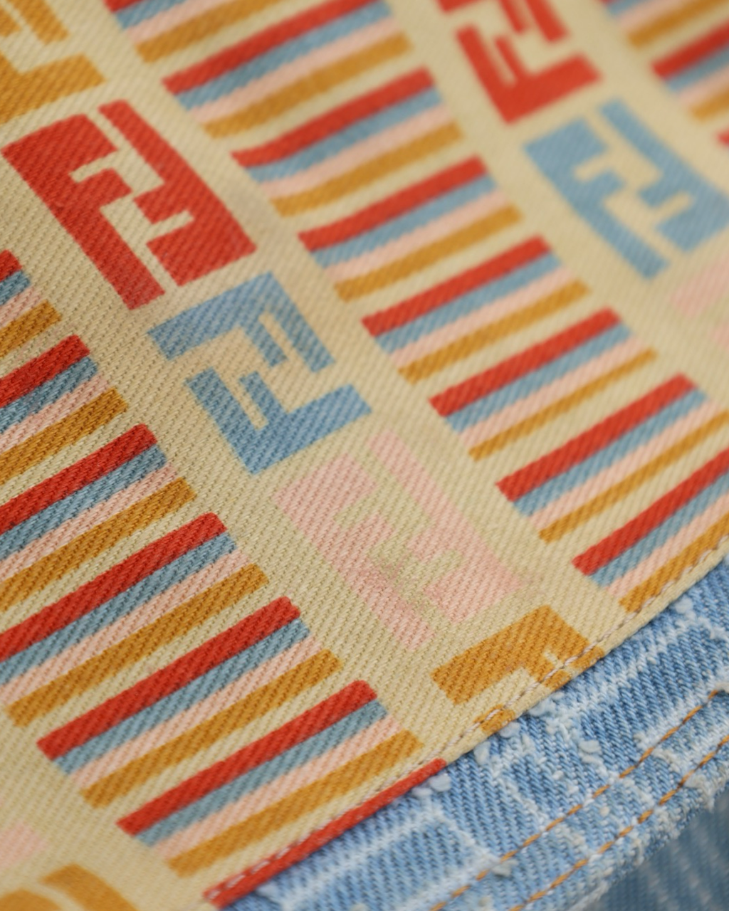 Fendi Baguette Denim Bag
