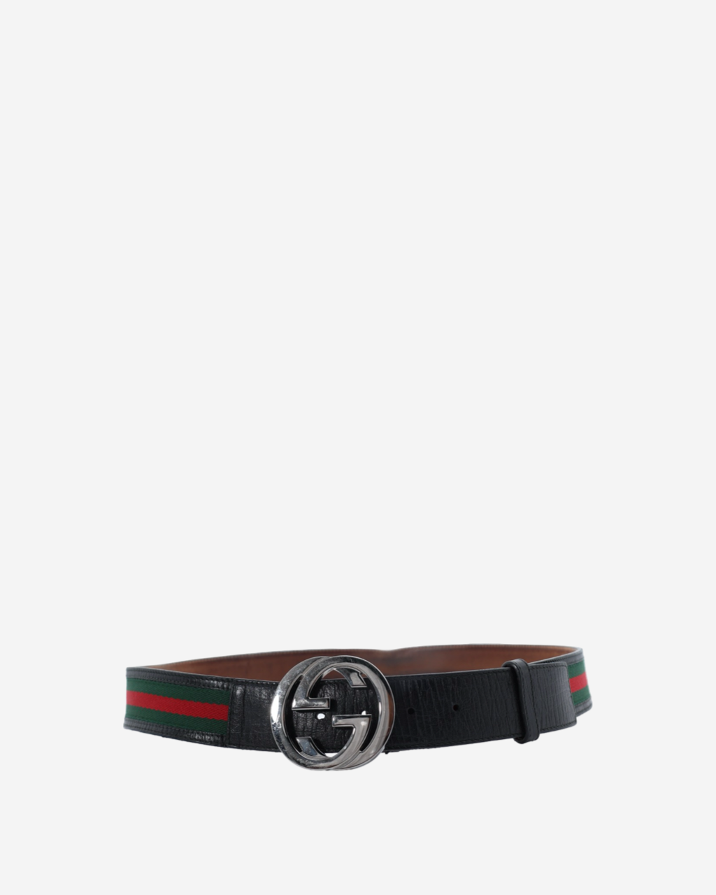 Cinturón Gucci Canvas Interlocking