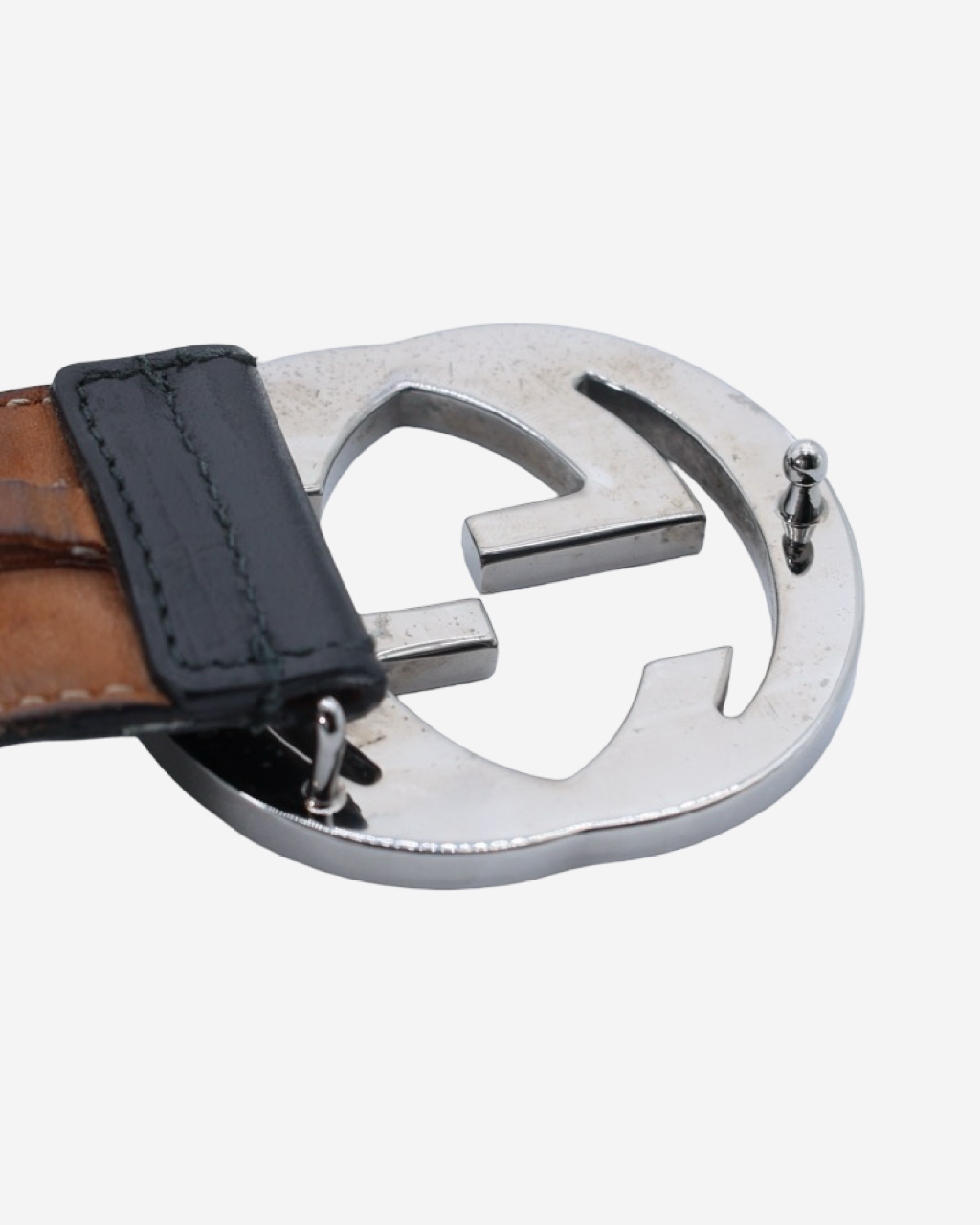 Cinturón Gucci Canvas Interlocking