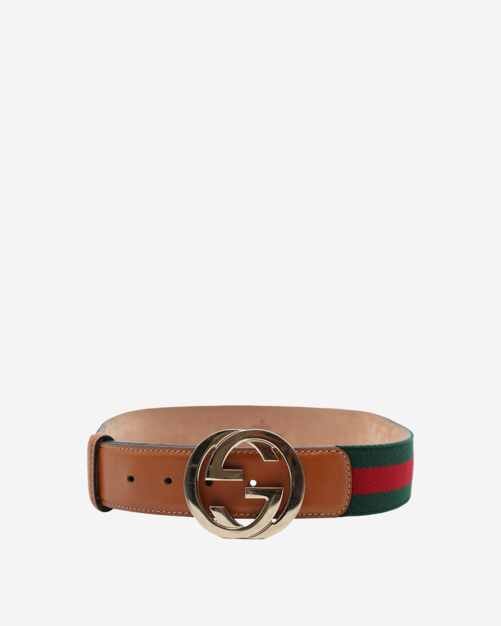 Cinturón Gucci Canvas Interlocking