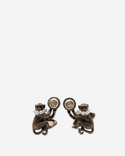 Mancuernillas Gucci Monos con Perlas