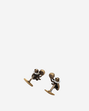 Mancuernillas Gucci Monos con Perlas