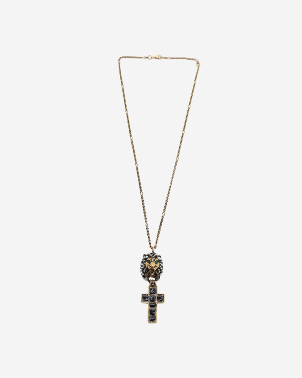 Collar Gucci León y Cruz