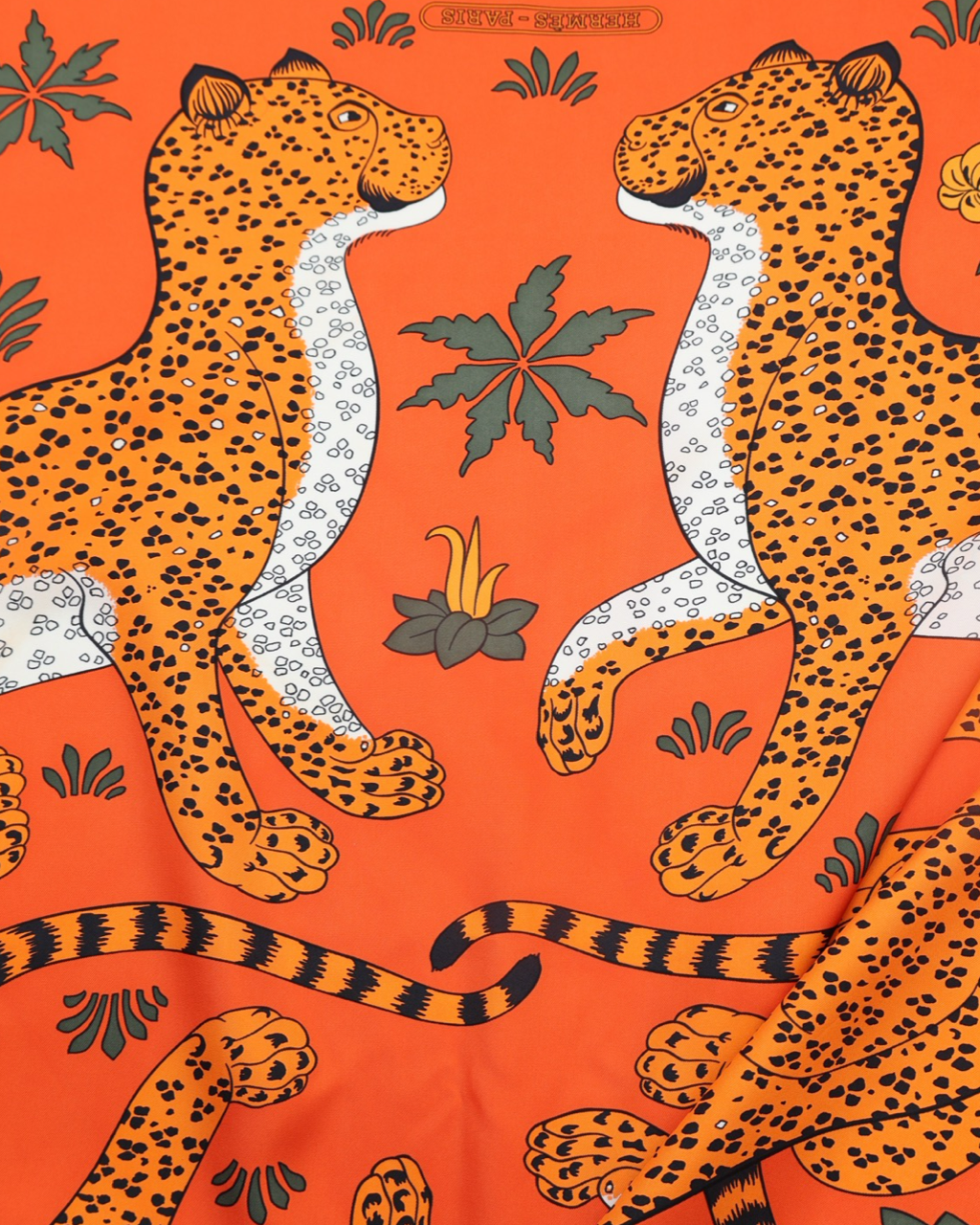Mascada Hermès Les Leopards