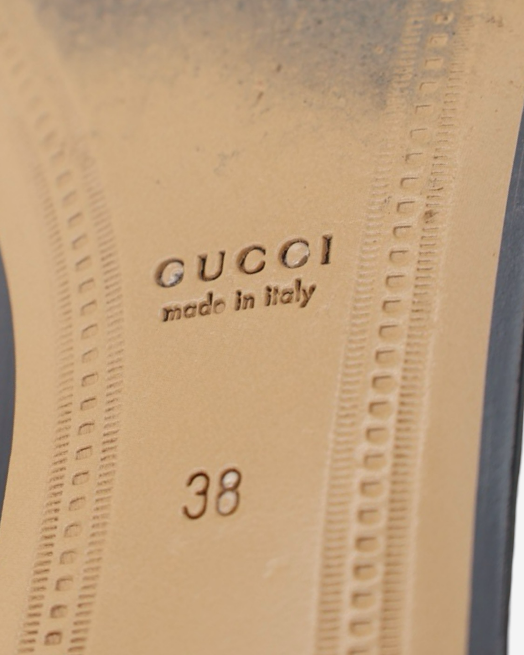 Gucci Jordaan Monogram Horsebit Loafers 38