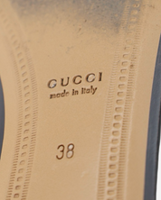 Gucci Jordaan Monogram Horsebit Loafers 38