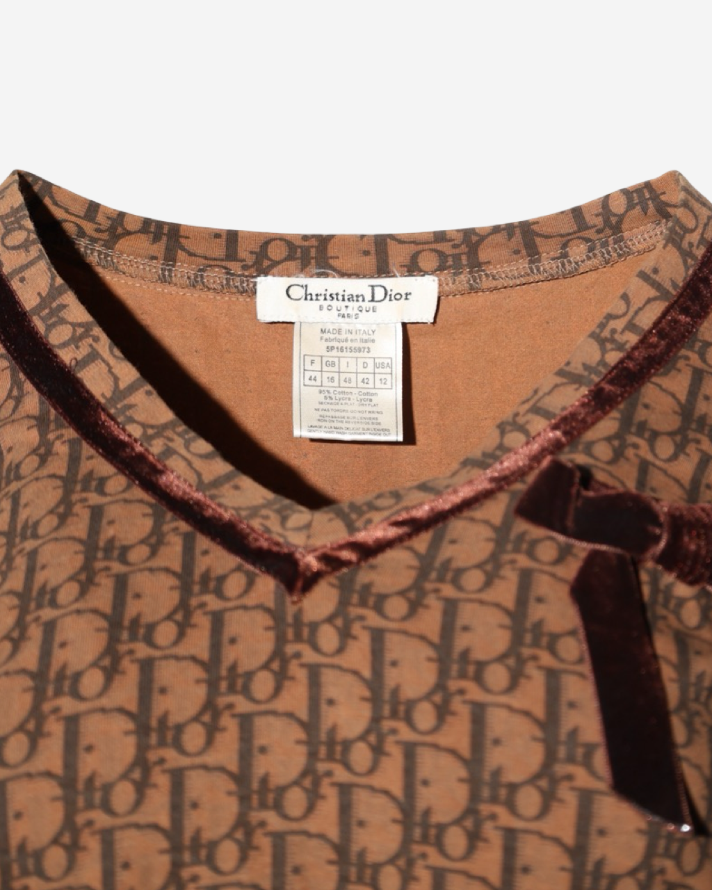 Dior x John Galliano Trotter T-shirt 44 FR