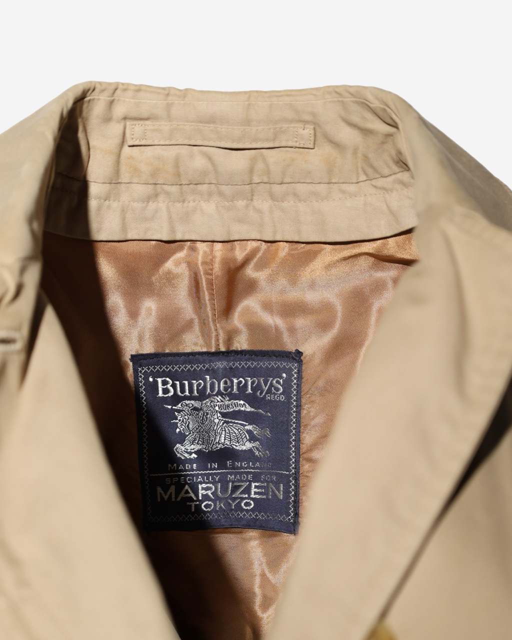 Burberry Nova Check Trench Coat S