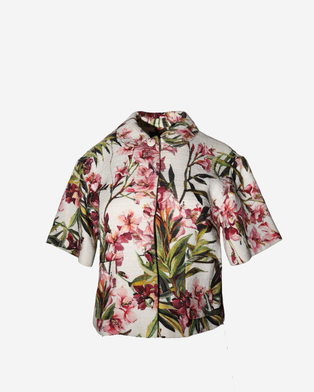 Blazer Dolce & Gabbana Flores Croped 38 IT