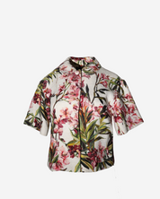 Blazer Dolce & Gabbana Flores Croped 38 IT