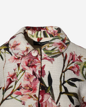 Blazer Dolce & Gabbana Flores Croped 38 IT