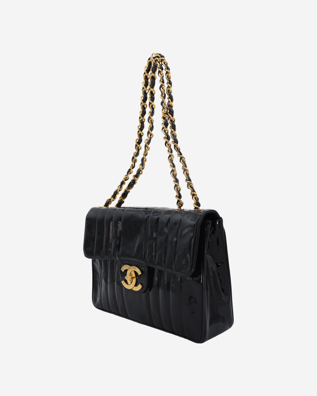 Chanel Mademoiselle Jumbo Vernis Bag